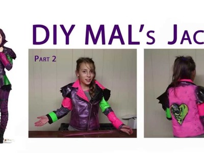 Mal Descendants Disney - DIY Mal's Jacket - Part 2