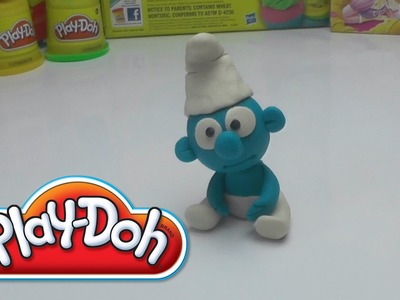 Smurf -  How to make with PLAY DOH DIY