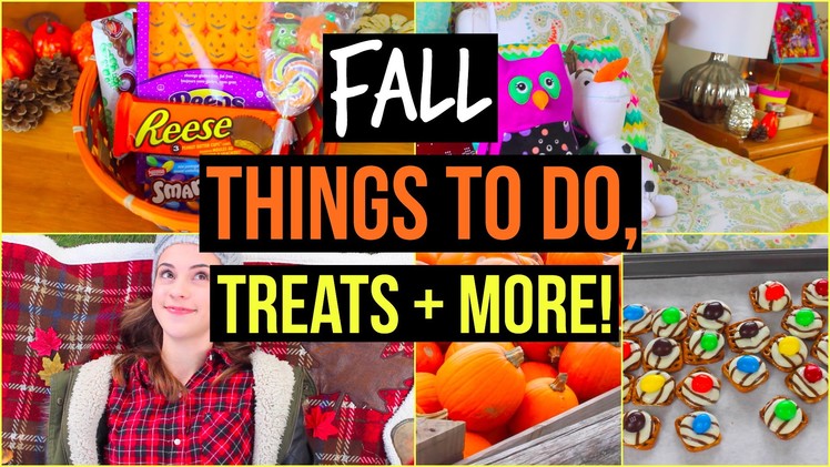 What to do When You're Bored in Fall! DIY Treats, Outfit, Things to do & more!
