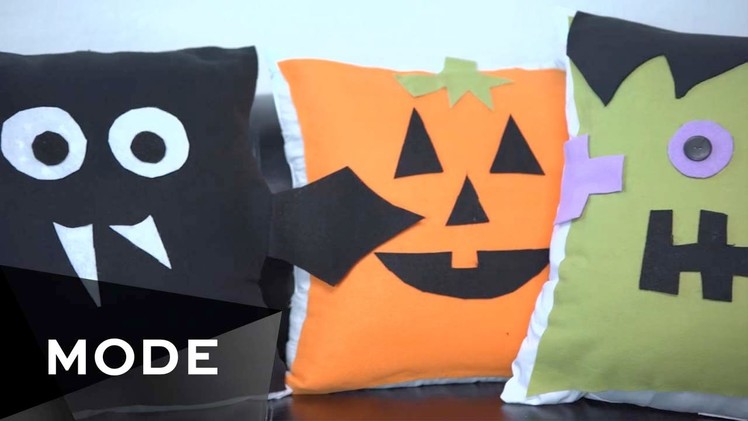 4 DIY Pillow Ideas | ☠ Halloween Style Scene