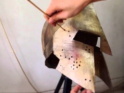 #48: 300 King Leonidas Helmet DIY part 4: Paint & Weathering Effects