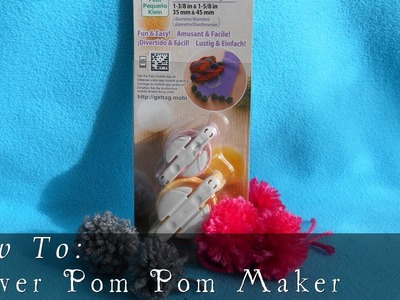 Clover Pom Pom Maker  |  How To
