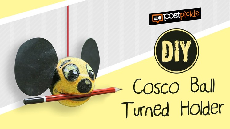 DIY Cosco Ball Turned Holder