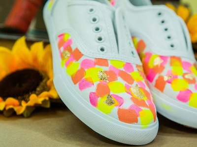 DIY Custom Painted Canvas Shoes