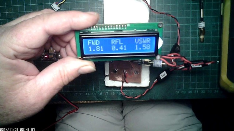 DIY Directional Coupler 5.8GHz with Arduino LCD VSWR.