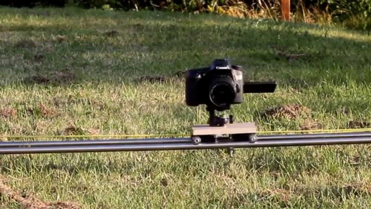 DIY dslr camera slider test | Canon 70d