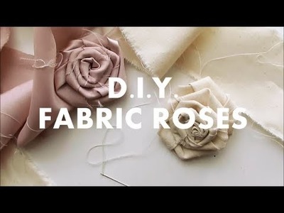 DIY Fabric Roses | NANCY MAC