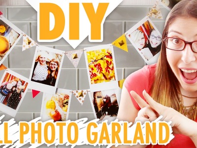 DIY Fall Photo Garland | Easy Autumn Craft Project!