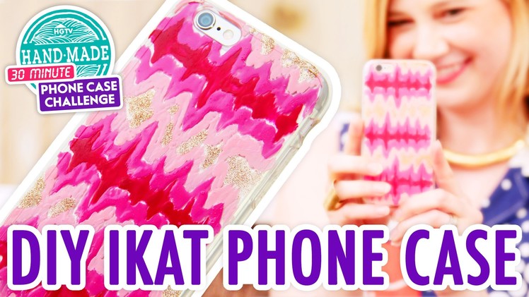 DIY Ikat Phone Case - HGTV Handmade Phone Case Challenge