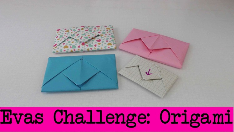 DIY Inspiration Challenge #19 Origami | Evas Challenge | Tutorial - Do it yourself