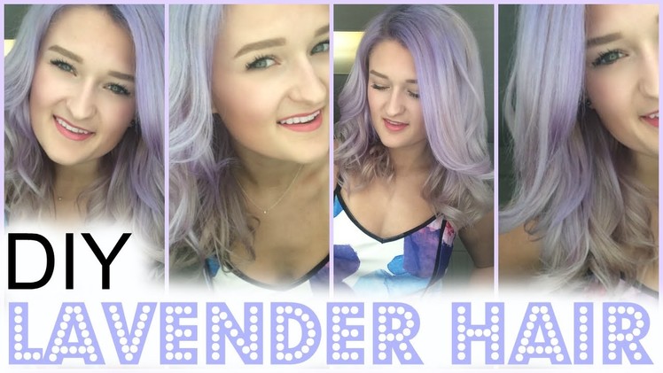 DIY Lavender Hair!! (Manic Panic Dye)