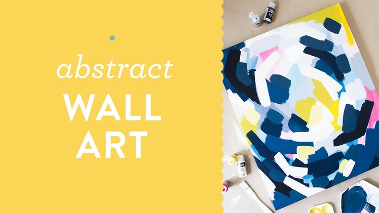 DIY Layred Abstract Wall Art Painting