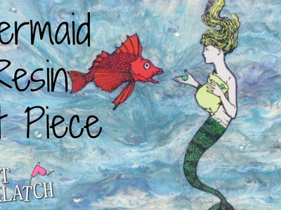 DIY Mermaid Mixed Media Art Piece   Collaboration with Mark Montano