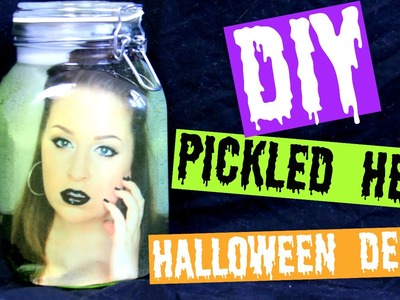 DIY Pickled Head in a Jar | Halloween Decor!!