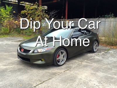 DIY: PlastiDip Your Car at Home (Part 2: Spraying and Peeling)