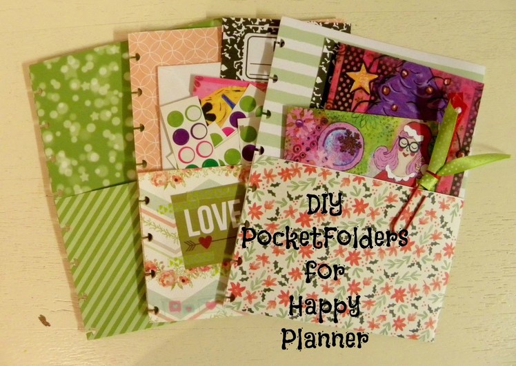 DIY Pocket Folder for Happy Planner