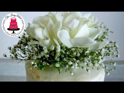 DIY Real Flower Cake Topper For Under $10 - How To With The Icing Artist