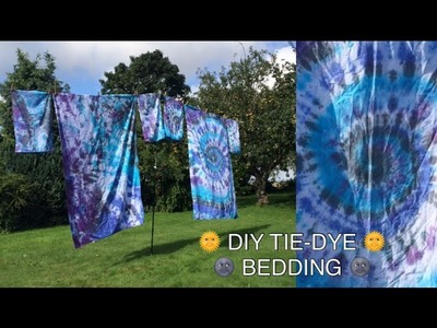 DIY Tie-Dye Bedding