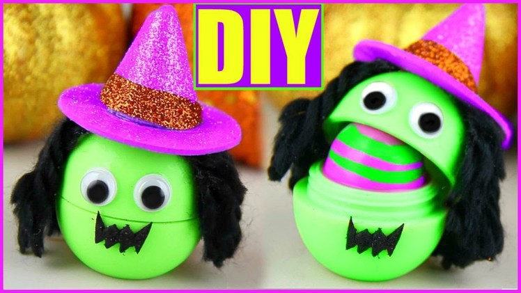 DIY Witch EOS! Make Cute Halloween Lip Balms | Halloween Party Favors!