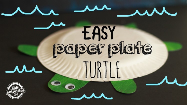 Easy Paper Plate Turtle