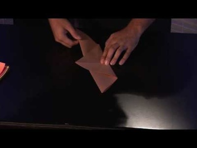 Folding Origami Paper Crafts : How to Fold a Origami Twirling Bird