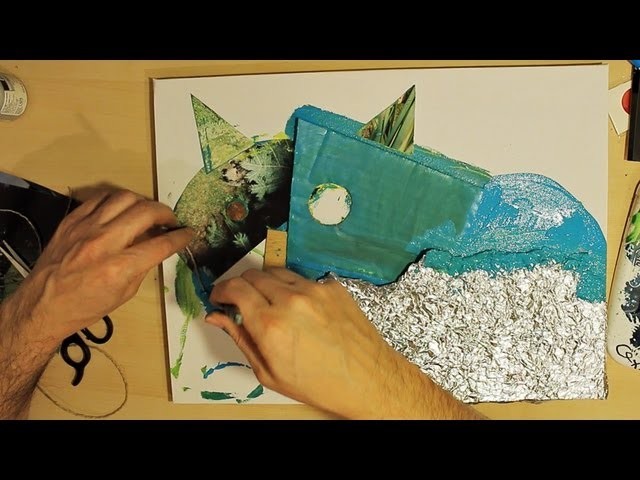 HOW TO ADD Textures to ACRYLIC paintings STEP BY STEP process with RAEART