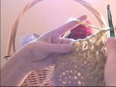 How to Crochet Beanies : How to Return to One Stitch Per Hole: Crocheting Beanies