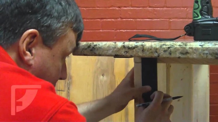 How to install Freedom Countertop Brackets for an Invisible Countertop Support