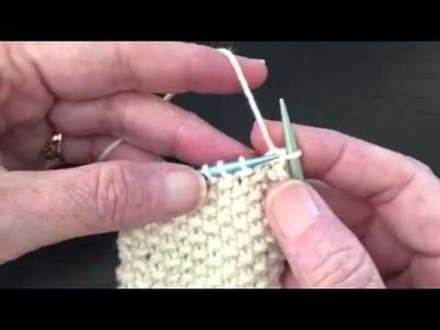 How to Knit Bind Off in Pattern -  Seed Stitch