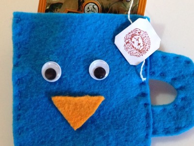 How To Make A Cute Felt Cup For Your Tea Bags - DIY Crafts Tutorial - Guidecentral