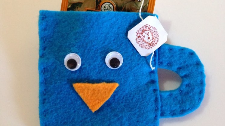 How To Make A Cute Felt Cup For Your Tea Bags - DIY Crafts Tutorial - Guidecentral