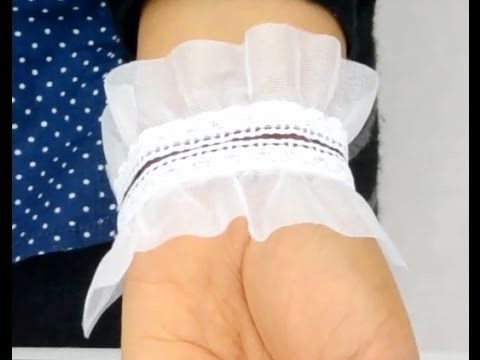 How to Make a Cute Ruffled Wrist Band