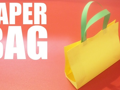 How to make a paper bag with a4 paper - DIY paper bag