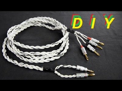 How To Make Bi-wire Speaker Cables - DIY Speaker Cables