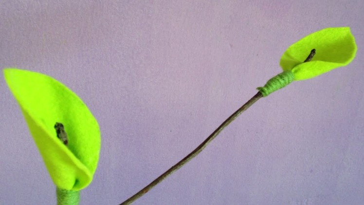 How To Make Felt Leaves On Twig Branches - DIY Crafts Tutorial - Guidecentral