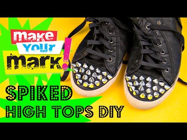 How to: Make Spiked High Tops