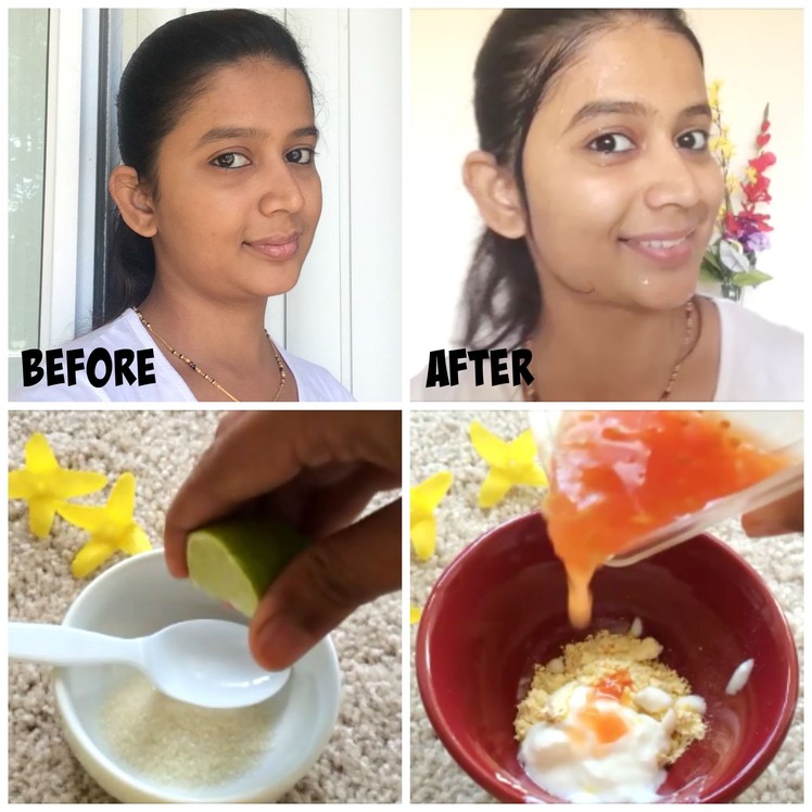 How to remove Sun tan from face instantly. DIY Home remedy step by step