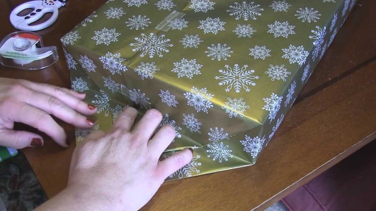 How To Wrap a Gift Two Ways - (thick and thin)