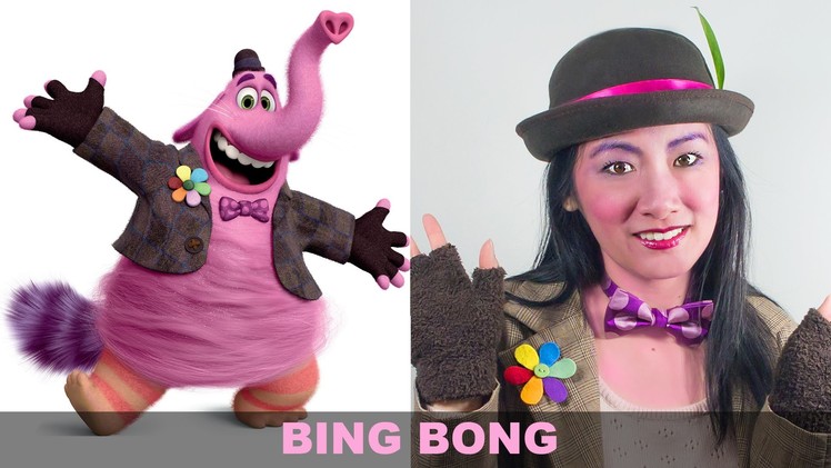 Inside Out BING BONG Make up and Costume Tutorial DIY Halloween