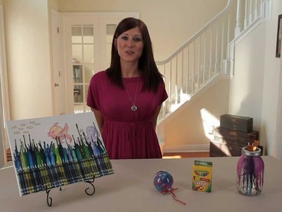 Learn with Jo-Ann: Set the Colors Free with Crayons on Canvas