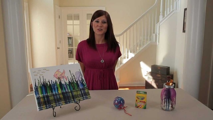 Learn with Jo-Ann: Set the Colors Free with Crayons on Canvas