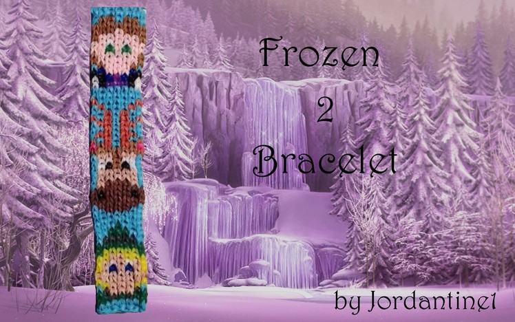 New Disney Frozen Bracelet 2 Pattern - Alpha Loom. Rainbow Loom - Hans Sven Kristoff