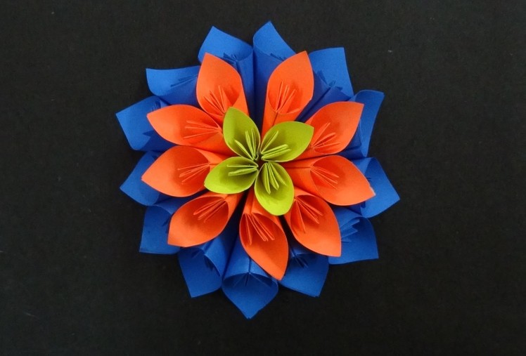 Paper Flower Tutorial: How to make a Kusudama Flower