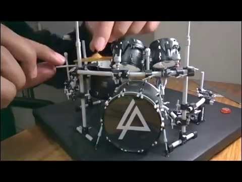 Rob Bourdon's (Linkin Park) drum set paper model