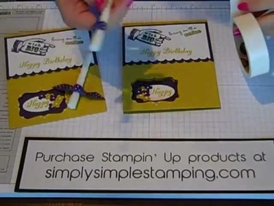 Simply Simple FLASH CARDS Birthday Candle by Connie Stewart