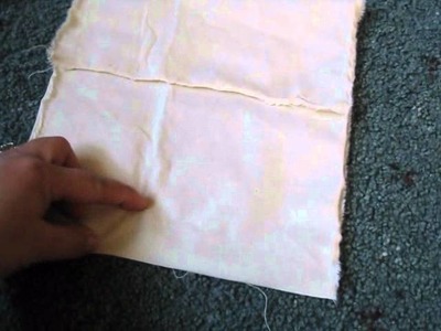 Tattered Vintage Bag,hand sewn from Vintage doily. Tutoriol part 1