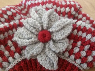 TUTORIAL : Fiore grande con 8 petali all'uncinetto. How to crochet Irish Crochet Flower.