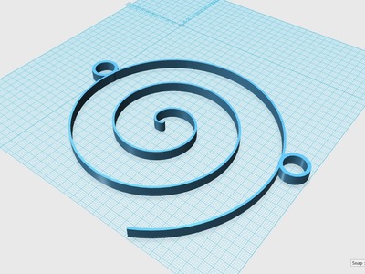 123D Design Problem Solver: 3D-Print a Spiral Bead