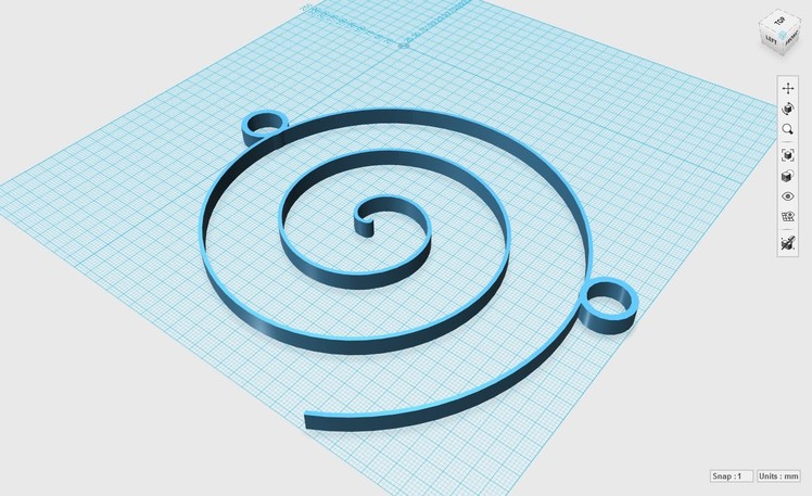 123D Design Problem Solver: 3D-Print a Spiral Bead