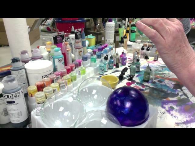 Alcohol Ink Ornaments -- How NOT to Make Them!!! - Patti Tolley Parrish - Inky Obsessions